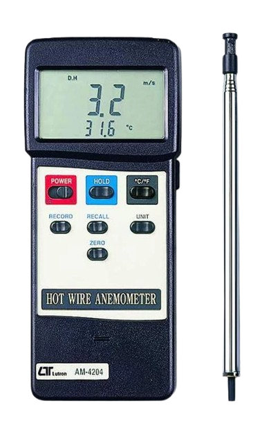 Lutron AM-4204 Hot Wire Anemometer for air velocity measurement